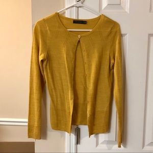 Gold cardigan